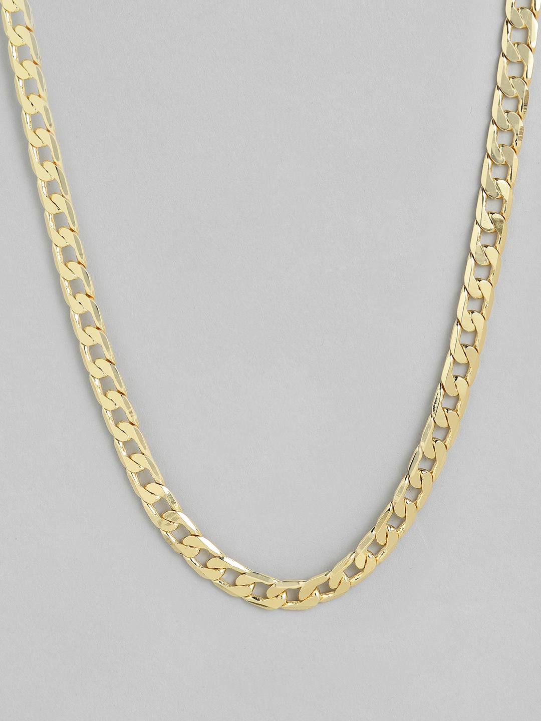 

VILLAIN Men 18K Micro Gold Plated Chain