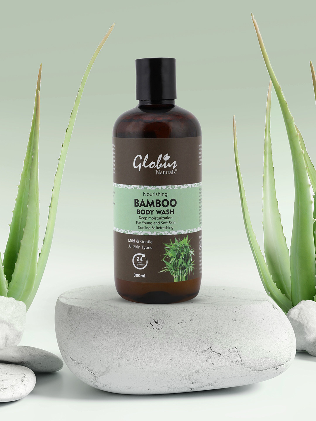 

Globus Naturals Nourishing Bamboo Body Wash 300ml, Brown