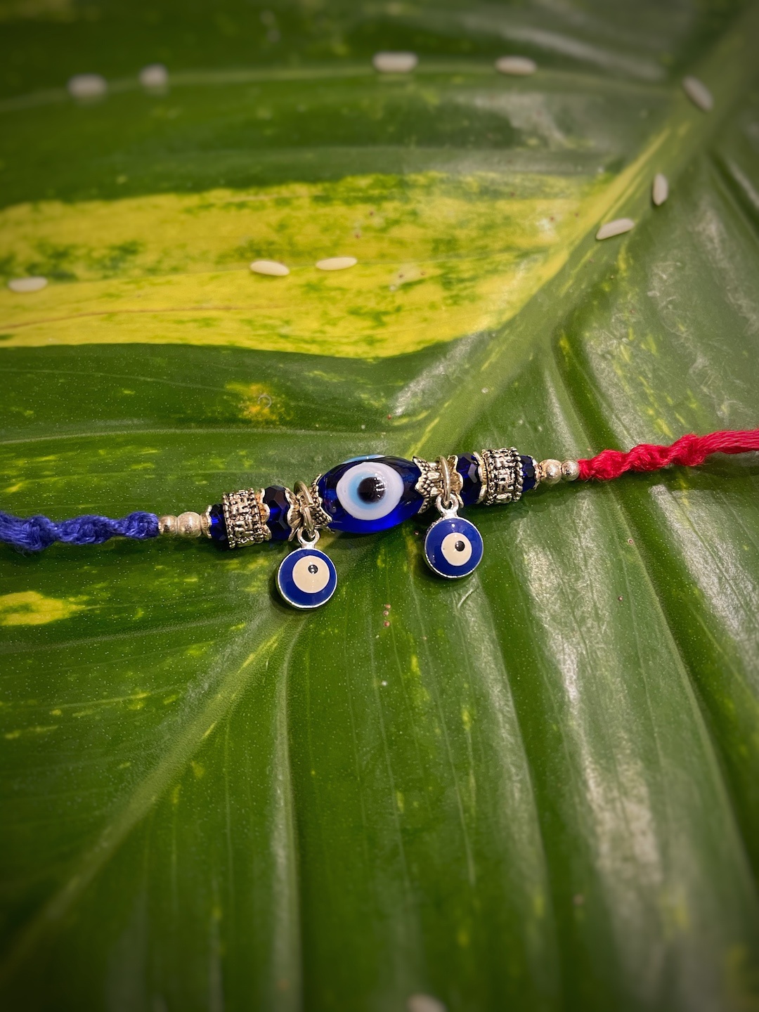 

Digital Dress Room Men Blue Evil Eye Rakhi