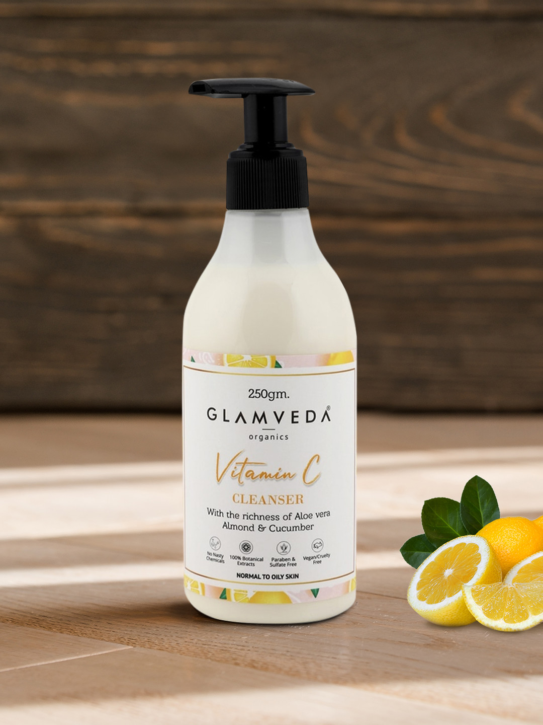 

Glamveda Organics Vitamin C Lightening & Brightening Face Cleanser - 250 gm, Yellow