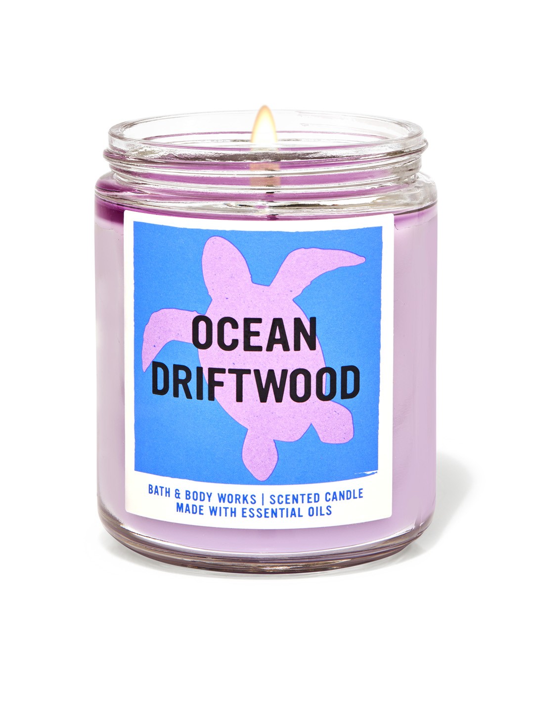

Bath & Body Works Ocean Driftwood Single Wick Candle 198 g, Purple