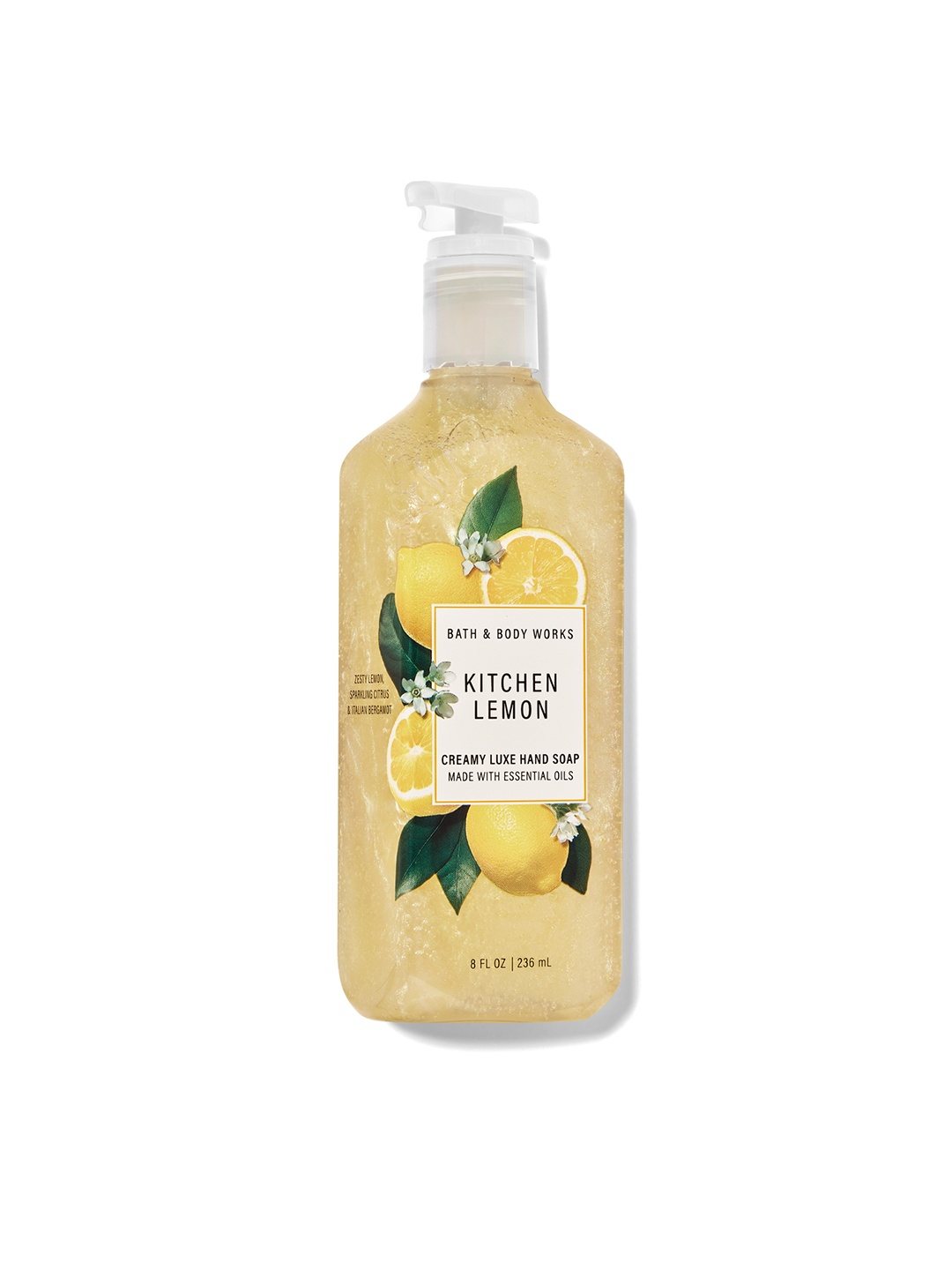 

Bath & Body Works Kitchen Lemon Creamy Luxe Hand Soap - 236 ml, Yellow