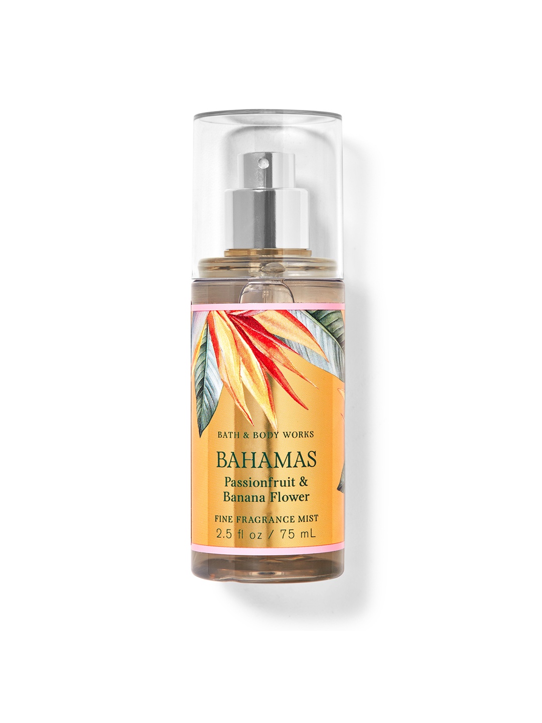 

Bath & Body Works Bahamas Passionfruit & Banana Flower Mini Fine Fragrance Mist 88ml, Red