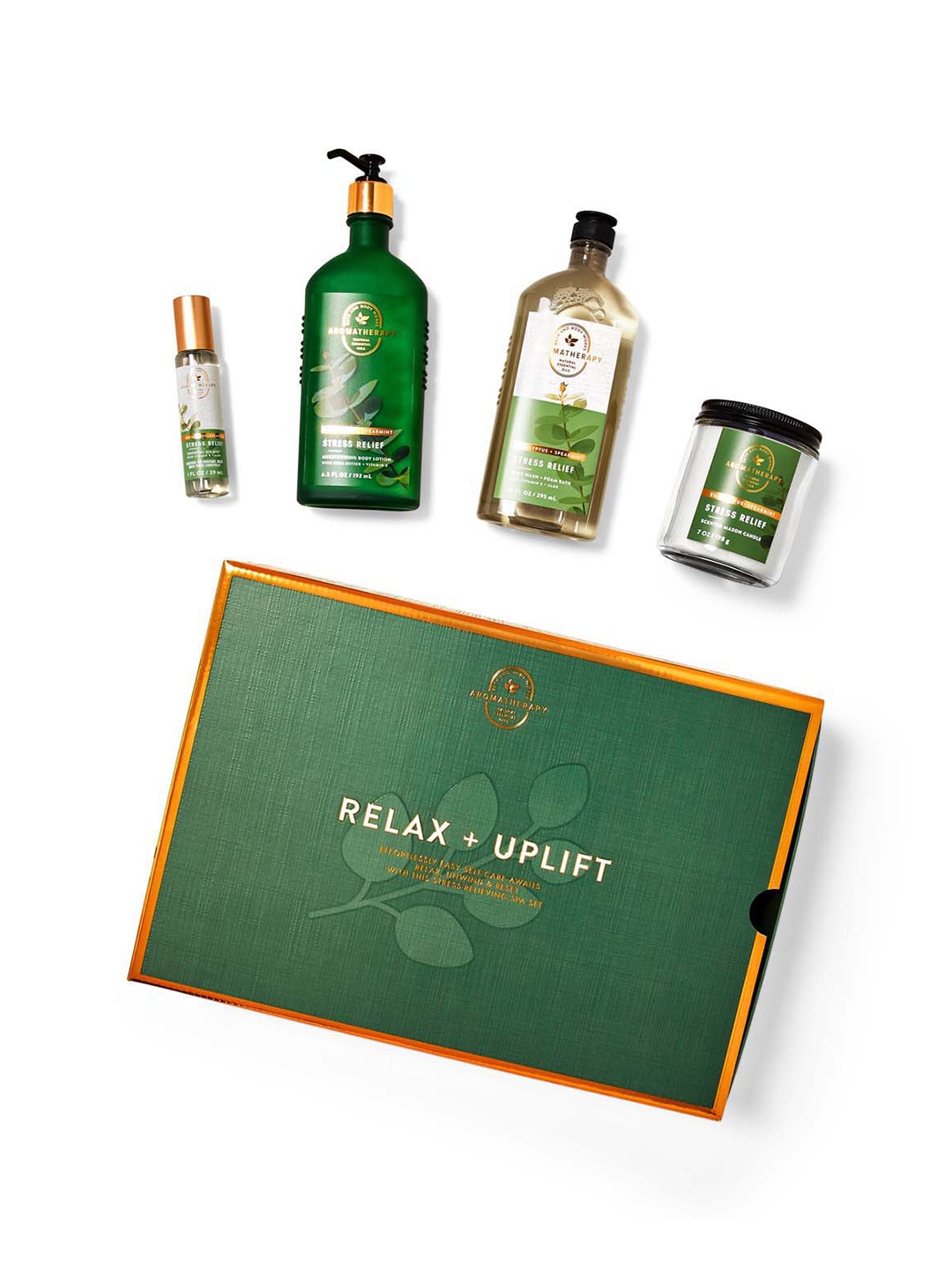 

Bath & Body Works Eucalyptus Spearmint Gift Bag Set, Green