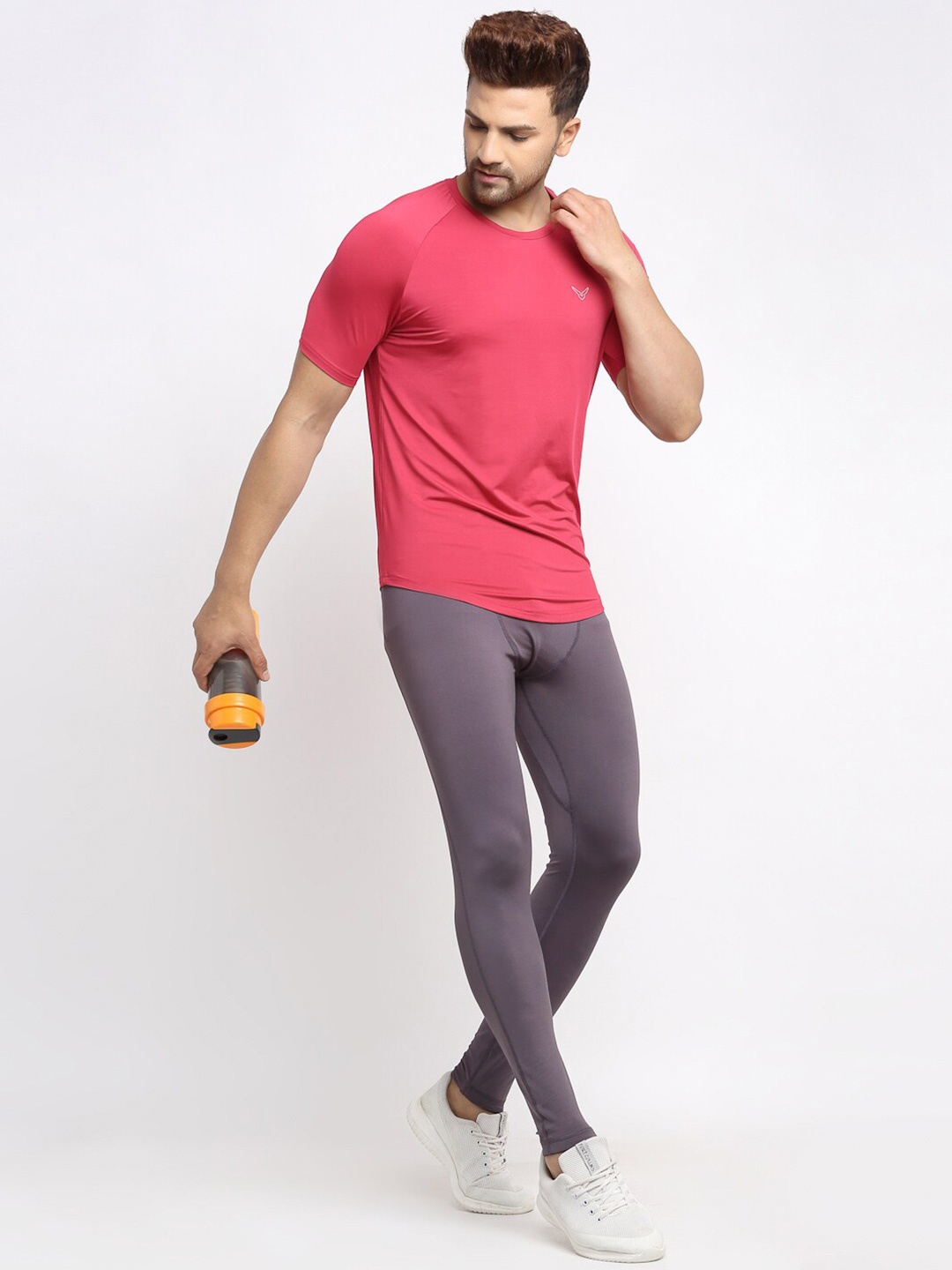 

Invincible Men Stretch Short Sleeve Tshirt, Pink
