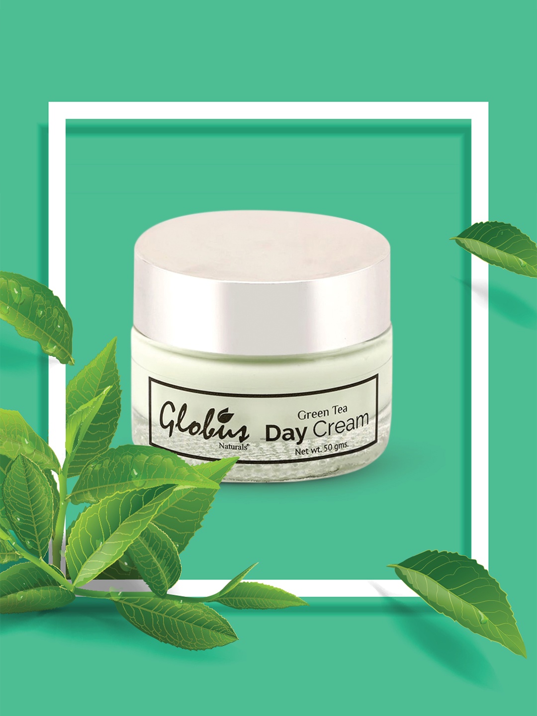 

Globus naturals Green Tea Day Cream with Goodness of Lemongrass - 50 g, White