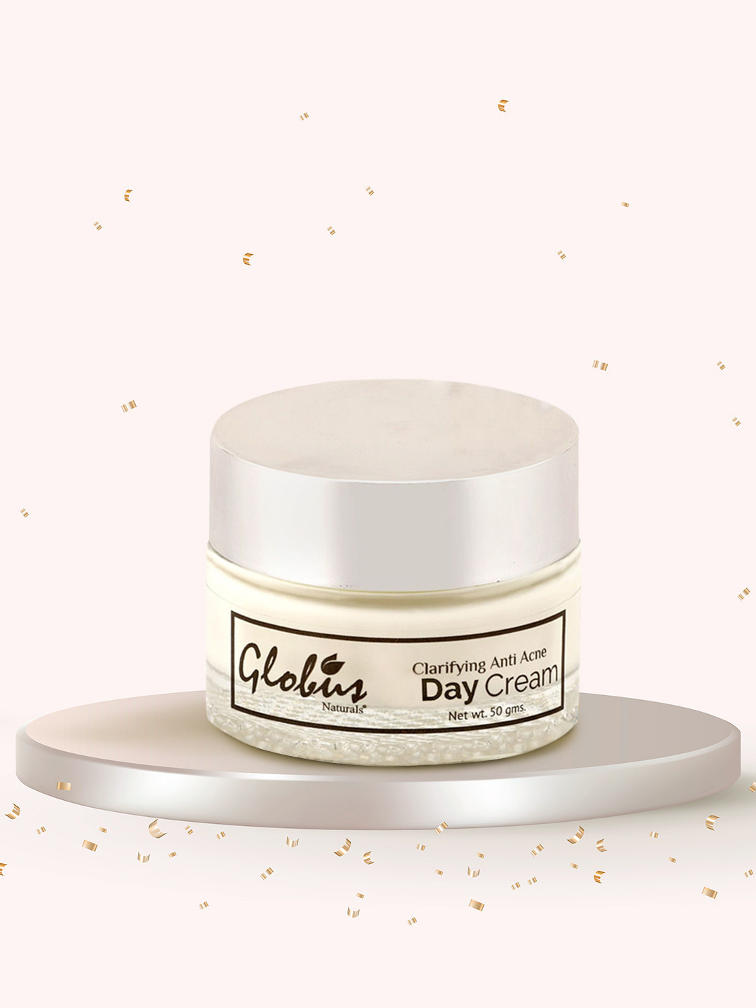 

Globus naturals Clarifying Anti Acne Day Cream - Oil Balancing Formula - 50 g, White