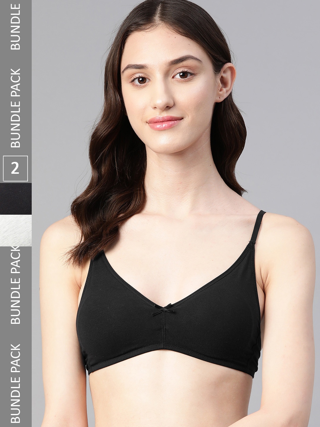 

Marks & Spencer Pack of 2 Full Coverage Lightly Padded Bra, Black