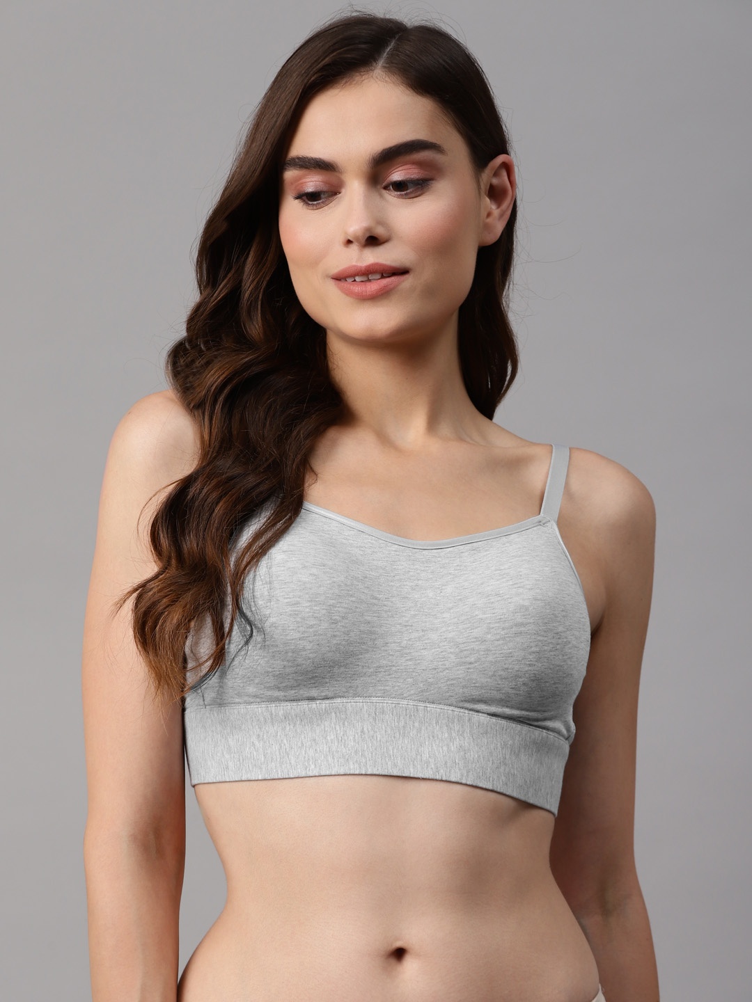 

Marks & Spencer Grey Melange Everyday Bra - Lightly Padded