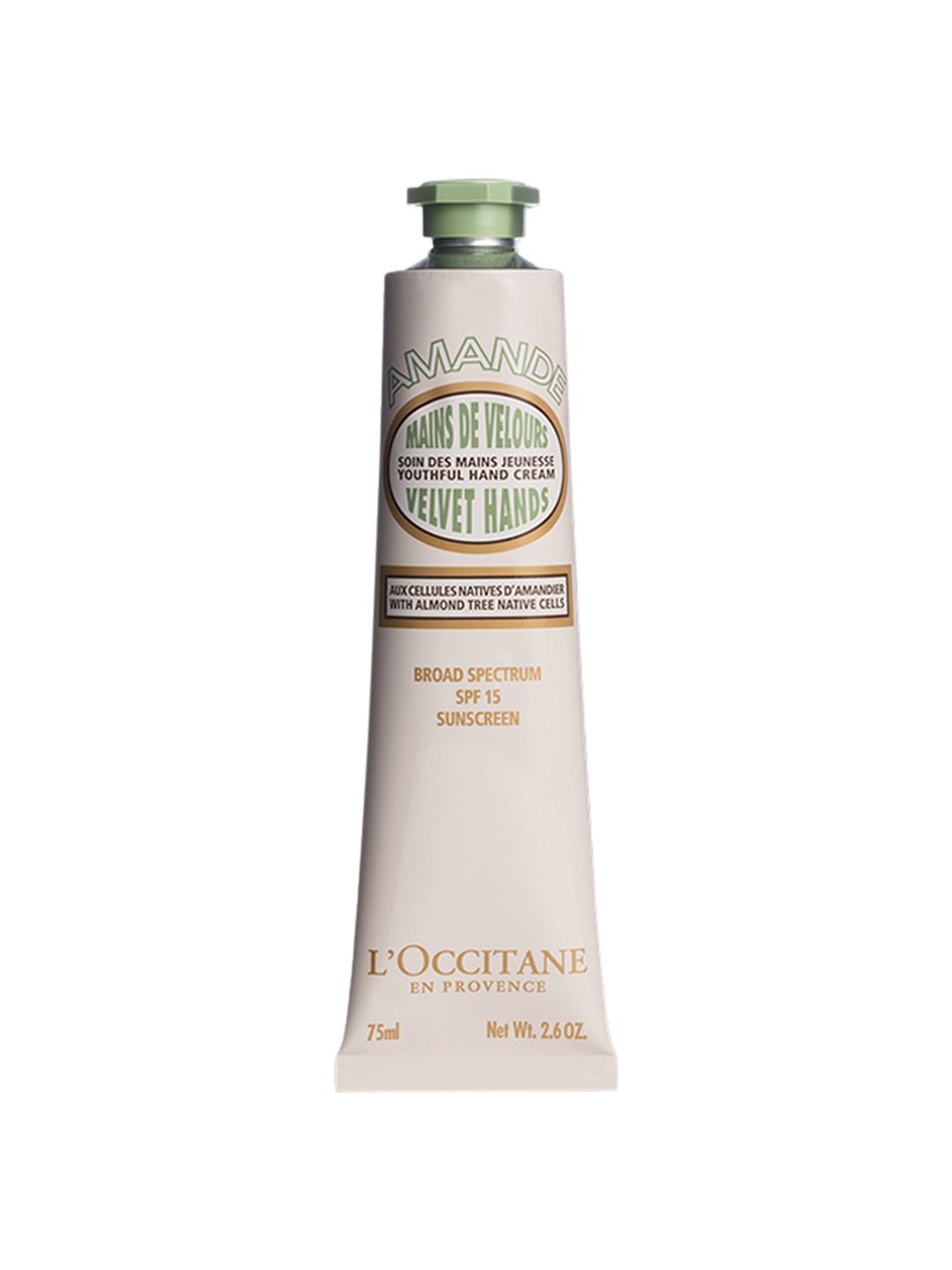 

L'Occitane en Provence Almond Velvet Hand Cream 75ml, Transparent