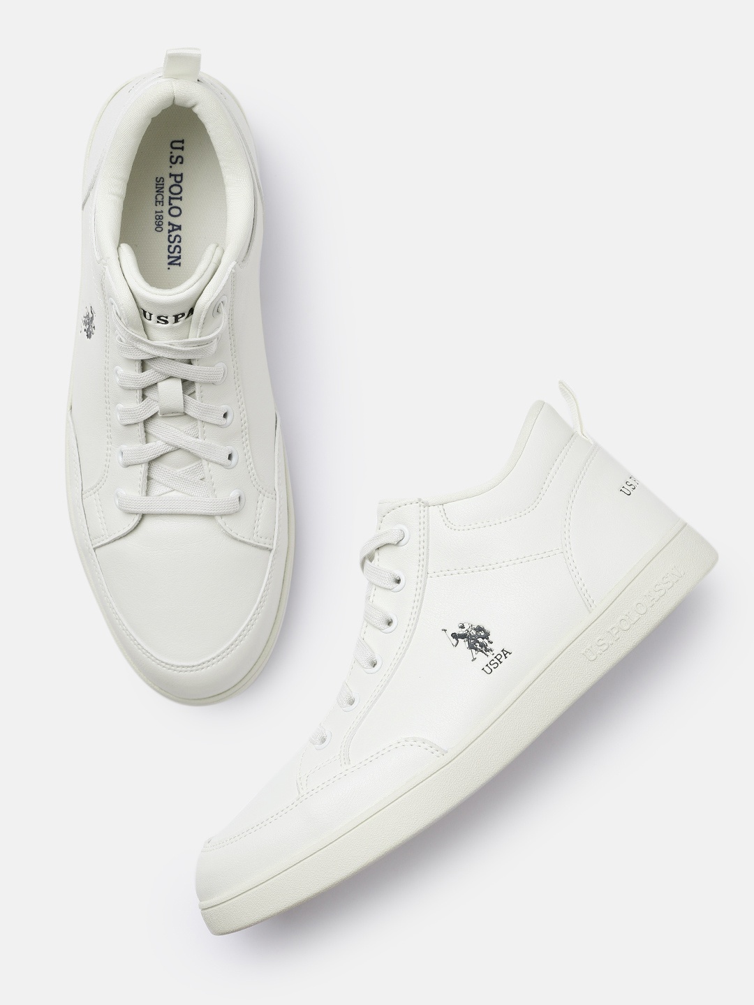 

U.S. Polo Assn. Men White DOLFI2.0 Sneakers