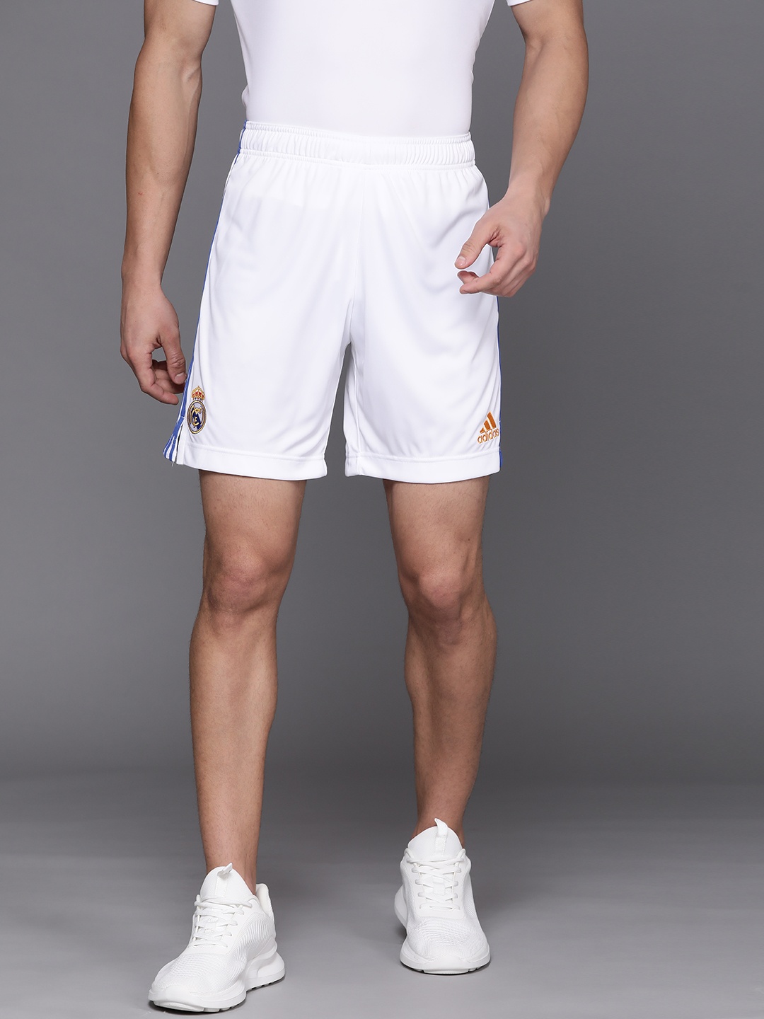 

ADIDAS Men White Real Madrid Home Soccer Shorts