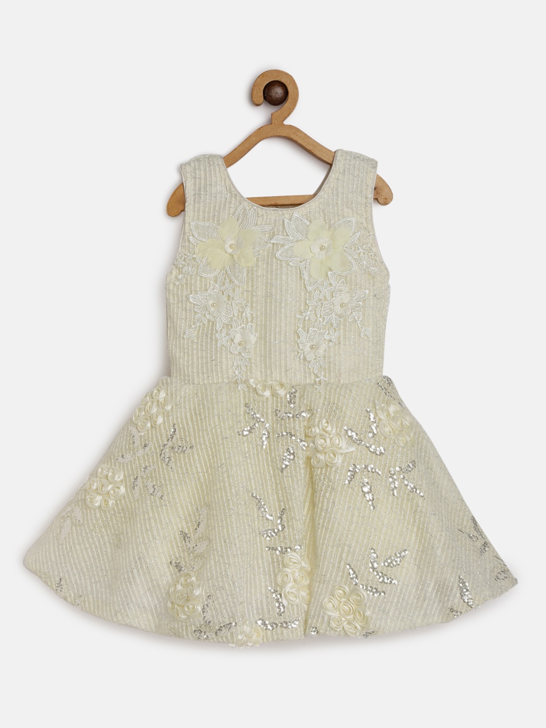 

Enfance Cream-Coloured Crepe Dress