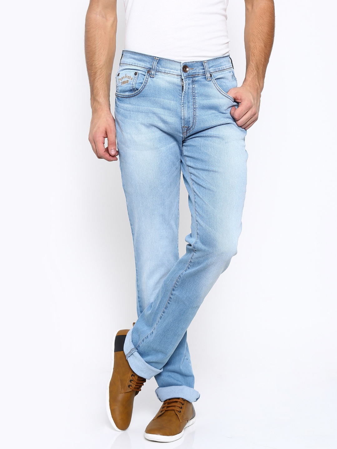 

Pepe Jeans Men Blue Holborne Fit Stretchable Jeans