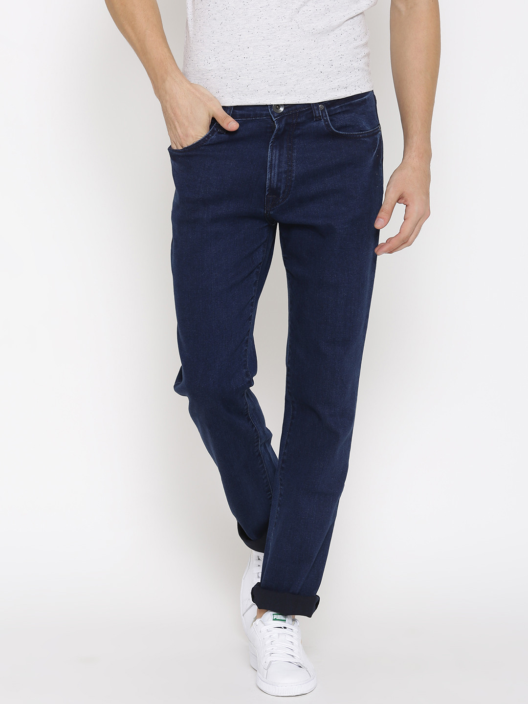 

Pepe Jeans Men Blue Holborne Fit Low-Rise Jeans