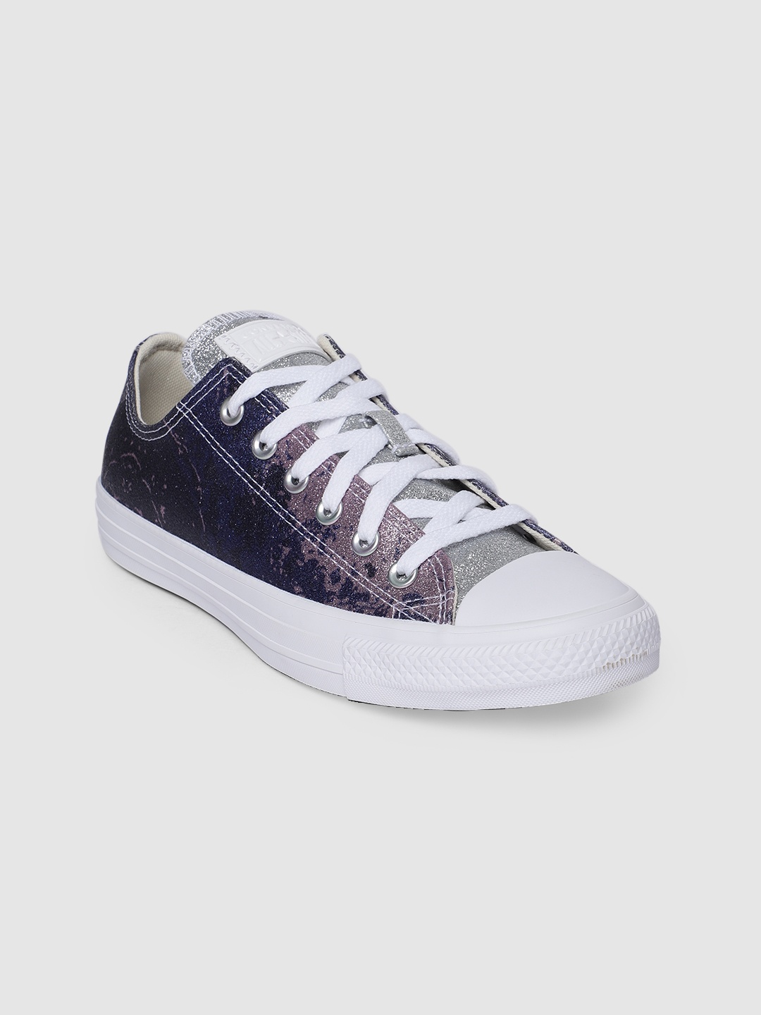 

Converse Women Navy Blue & Grey Colourblocked Sneakers