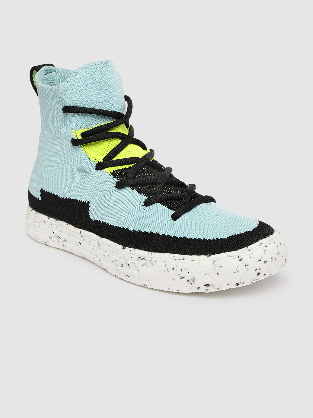 

Converse Men Blue & Black Chuck Taylor All Star Crater High-Top Sneakers