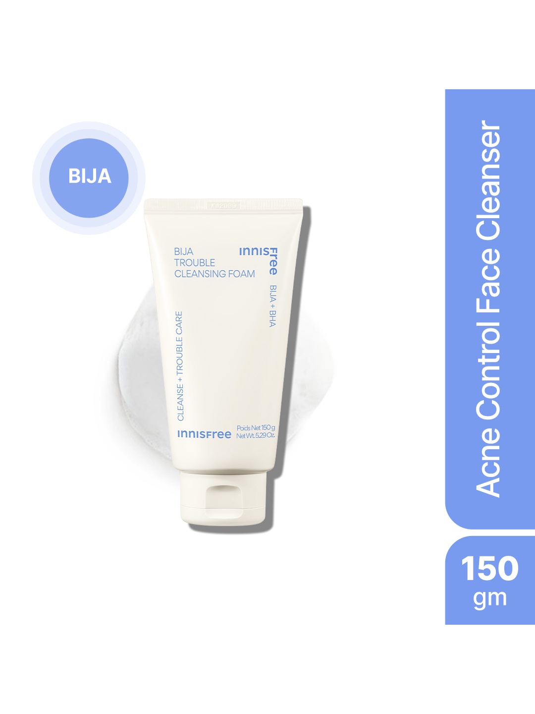 

Innisfree Bija Trouble Cleansing Foam - 150 g, Transparent