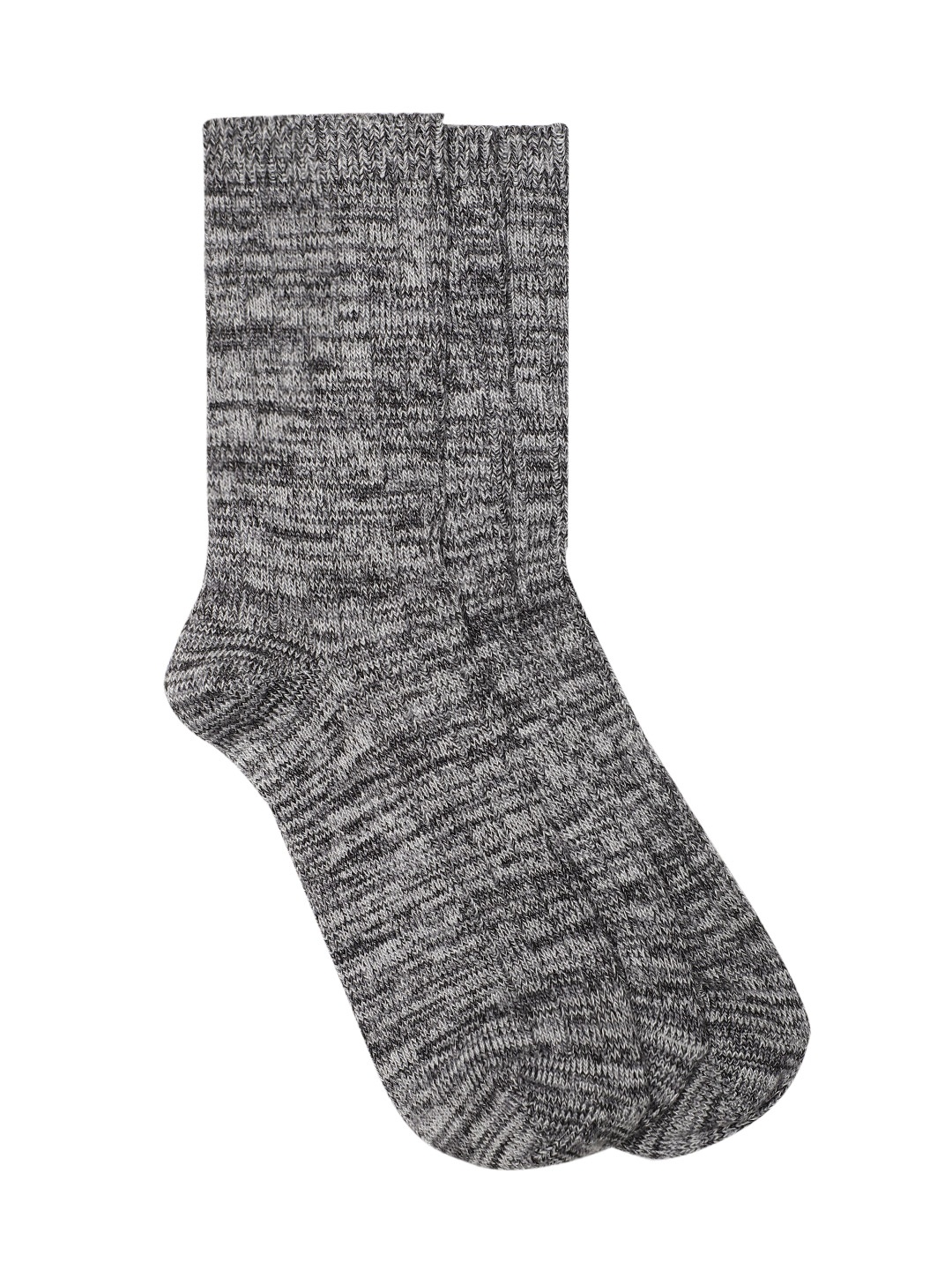 

Marks & Spencer Women Pack of 3 Grey Melange Thermal Calf Length Socks