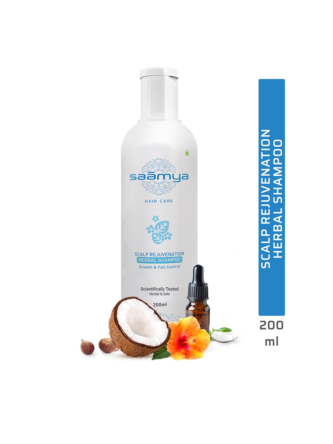 

Saamya Scalp Rejuvenation Herbal Shampoo 200 ml, White