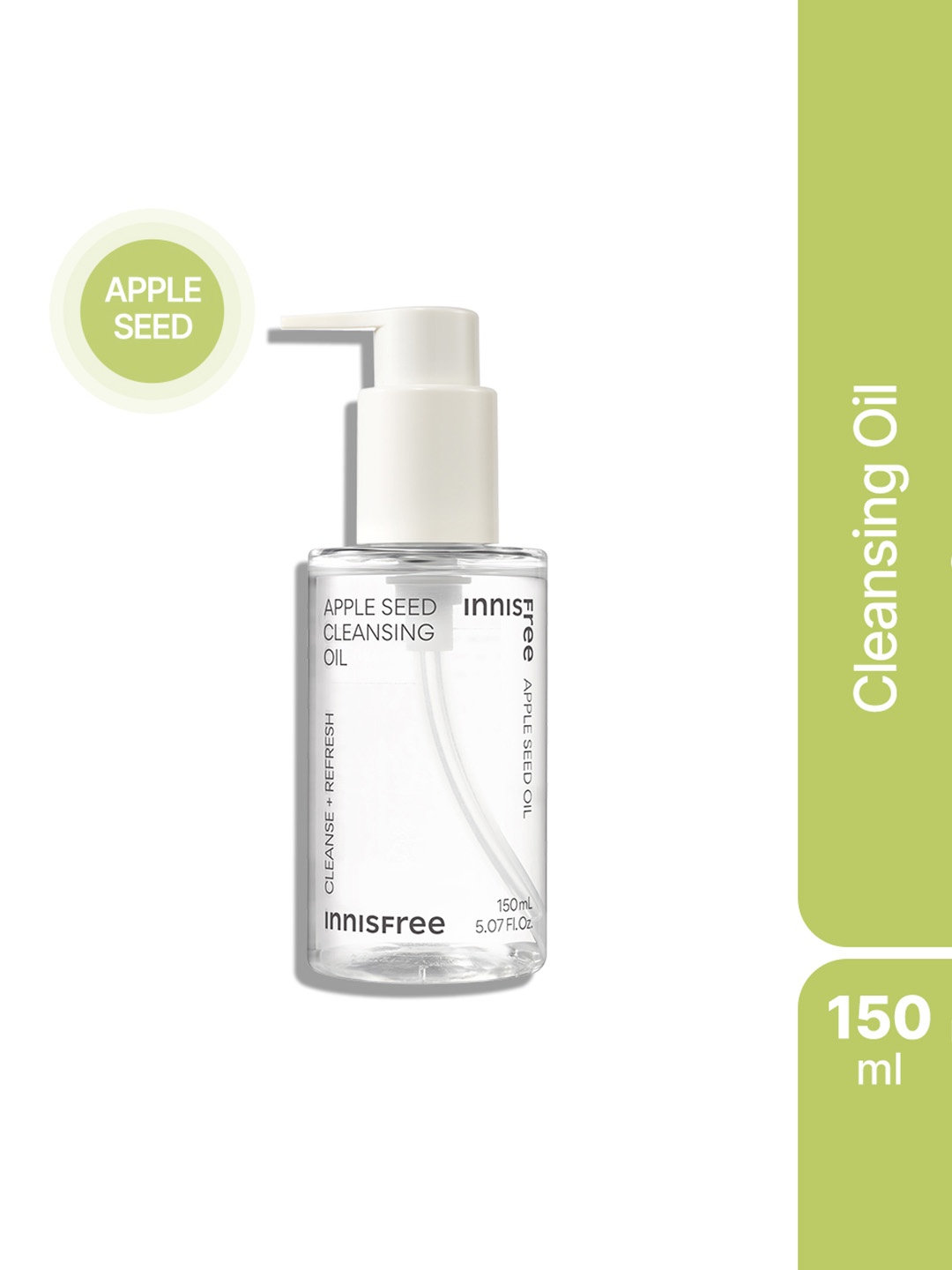 

Innisfree Apple Seed Cleansing Oil 150 ml, Lime green