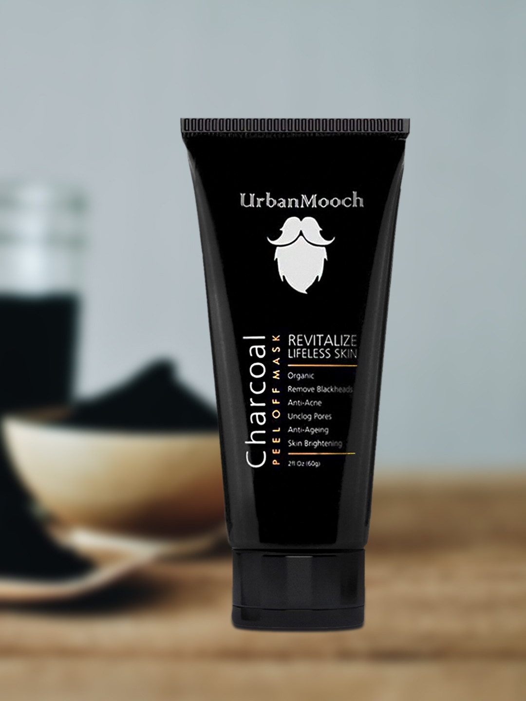 

UrbanMooch Men Charcoal Peel off Mask 60 g, Black