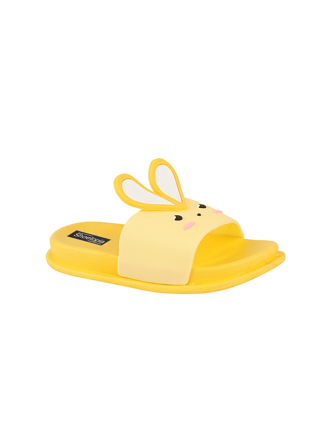 

Shoetopia Boys Yellow & White Sliders