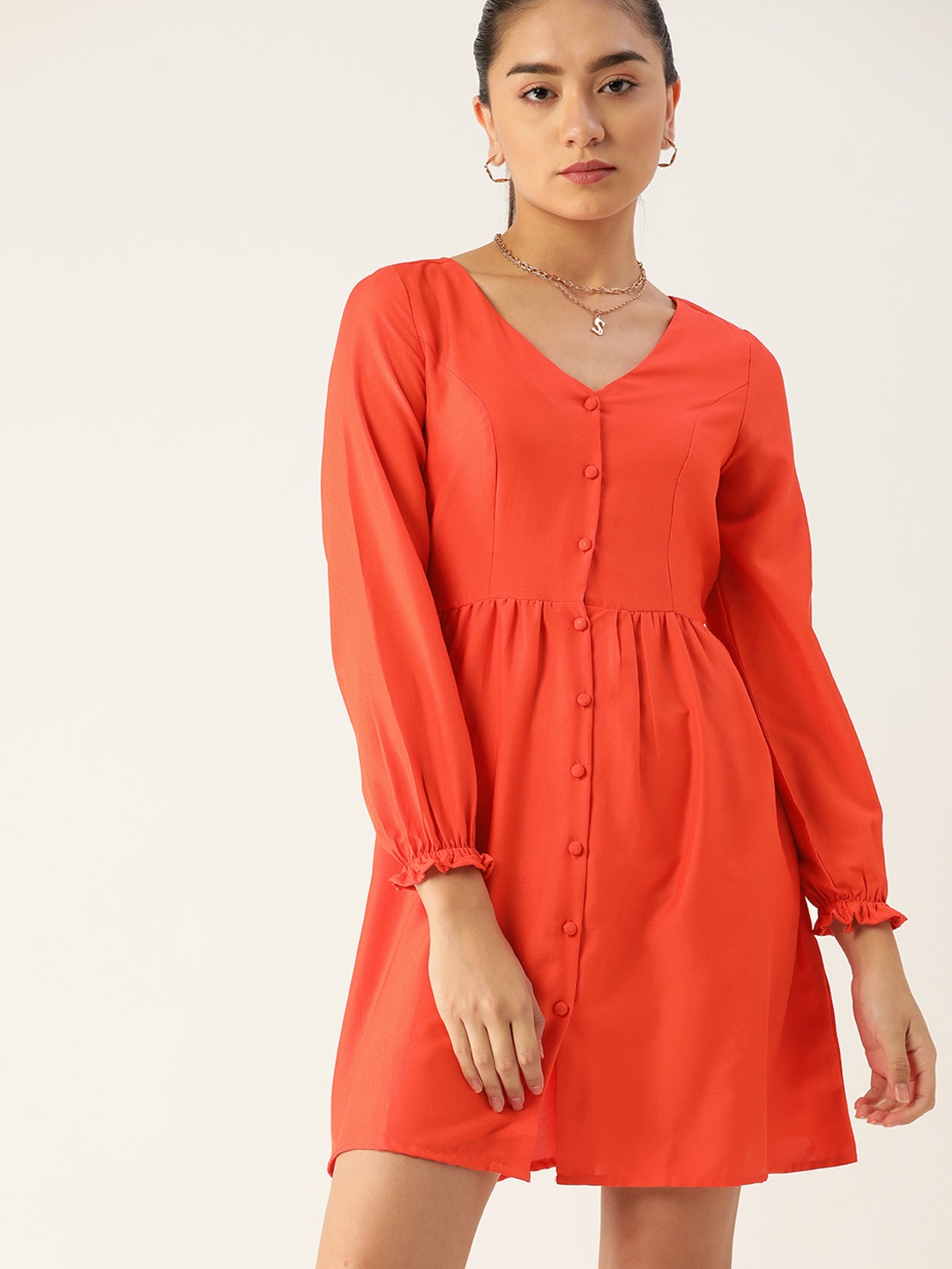

DressBerry Red A-Line Dress