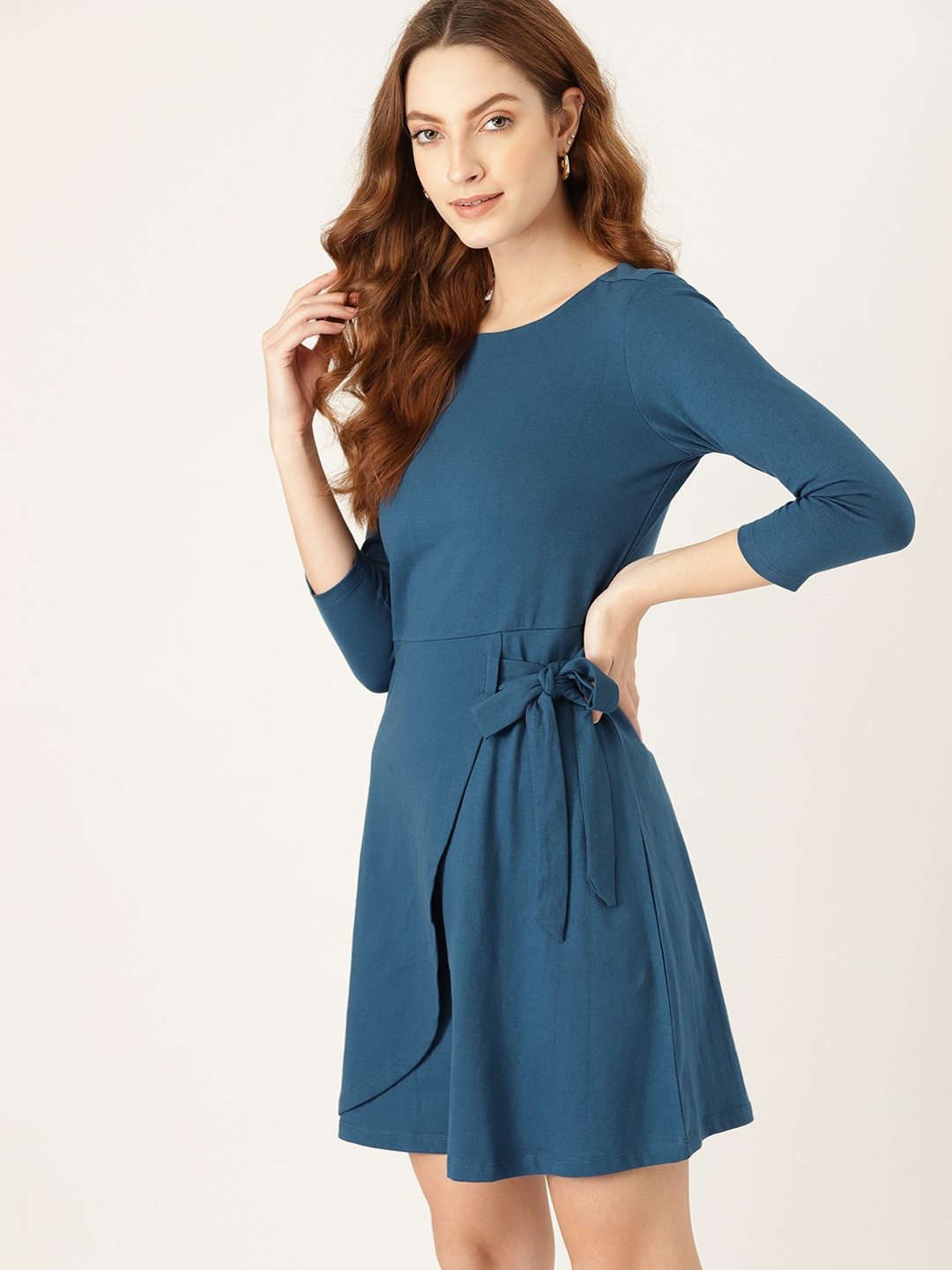 

DressBerry Teal Layered Dress