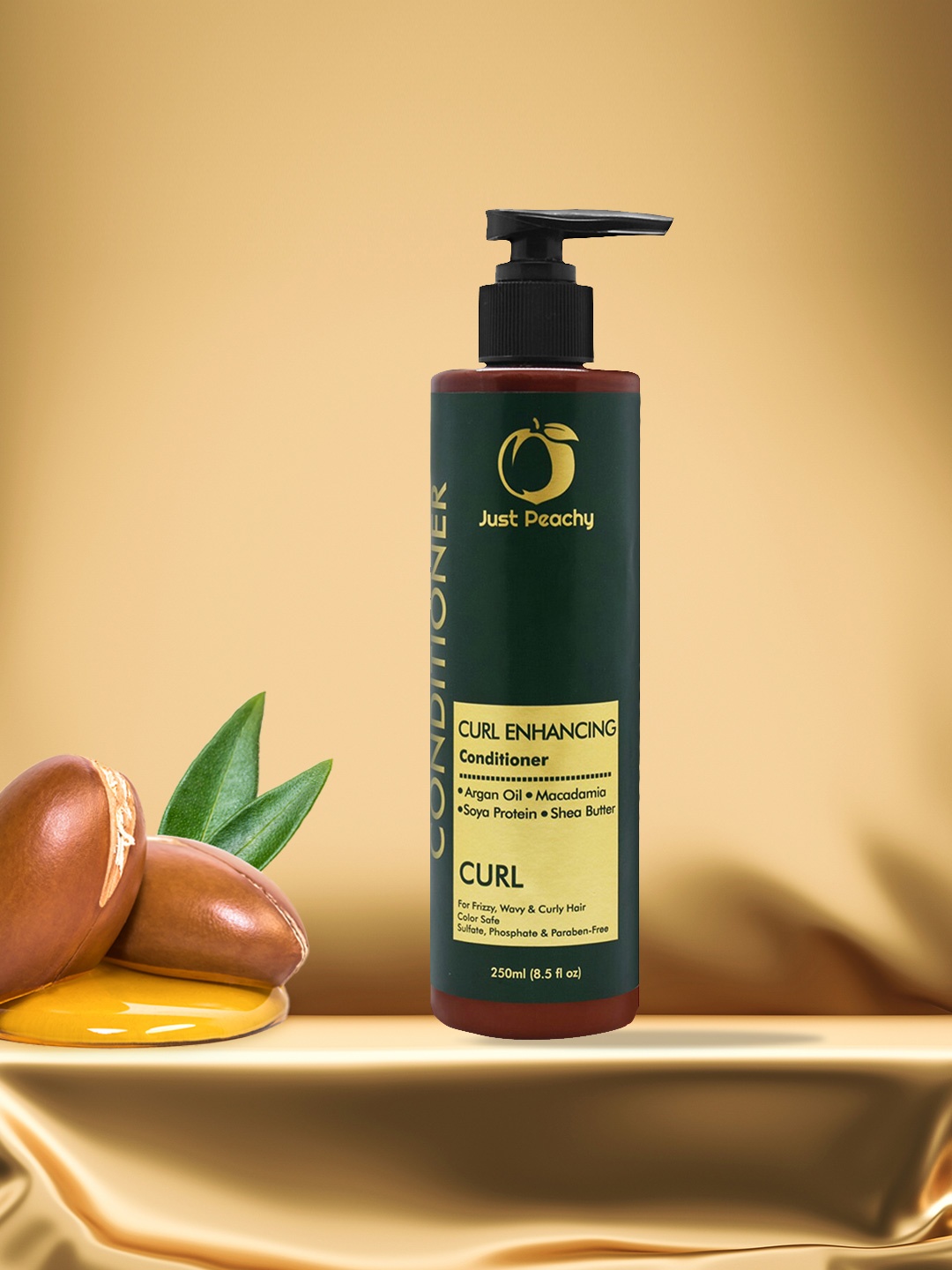 

Just Peachy Curl Enhancing Sulfate Free Conditioner 250ml, White