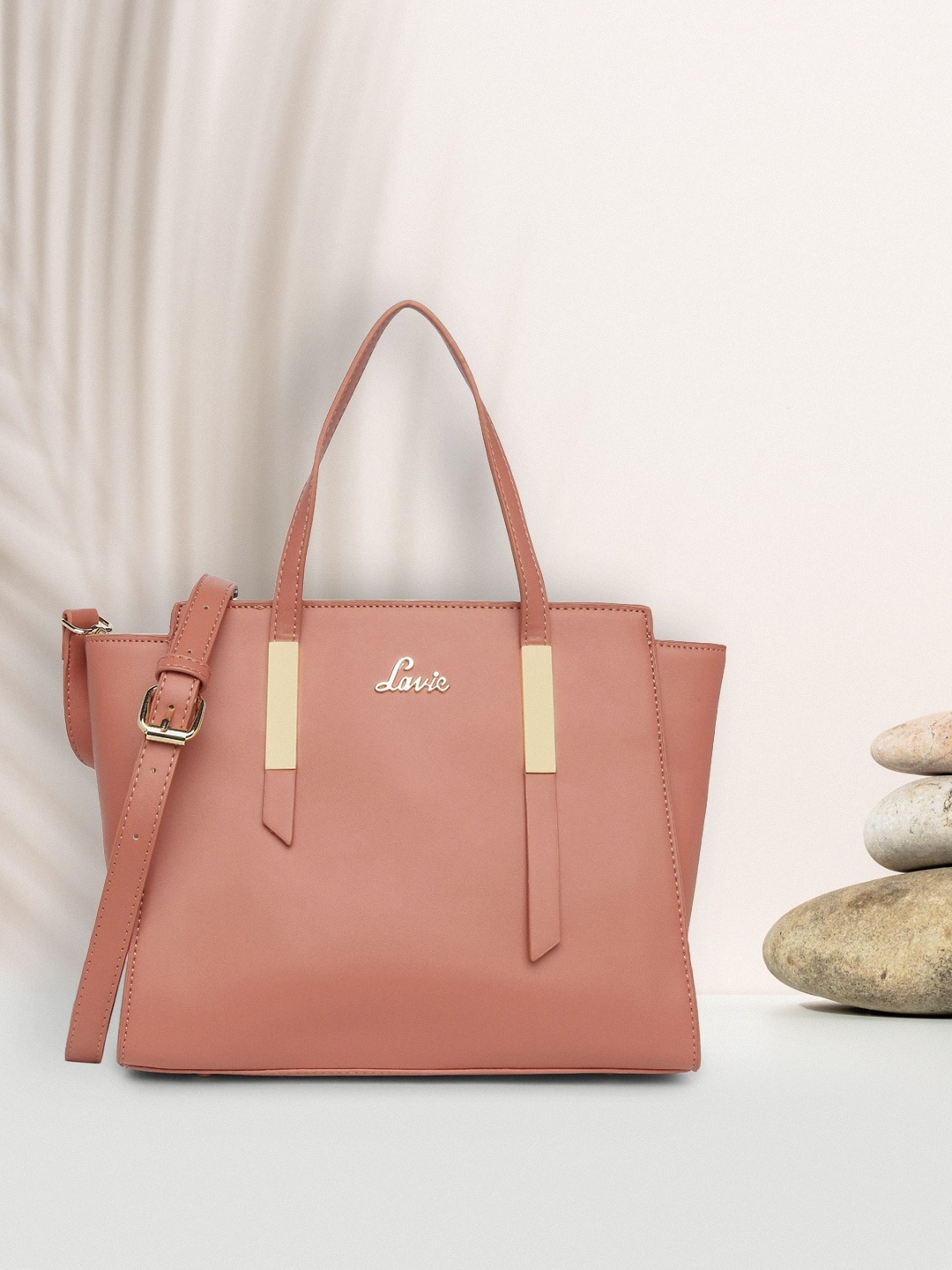 

Lavie Pink PU Swagger Handheld Bag