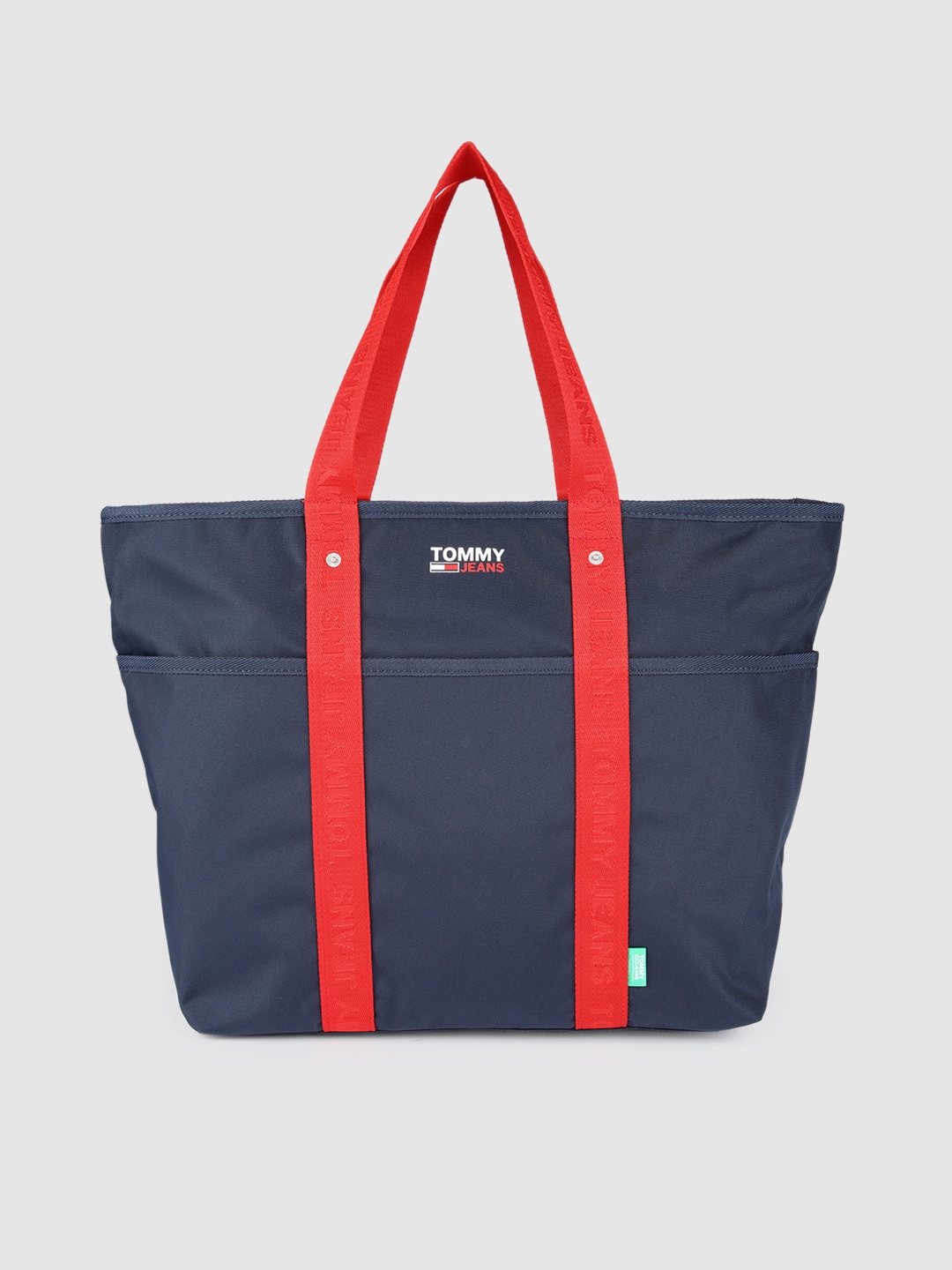 

Tommy Hilfiger Navy Blue & Red Solid Shoulder Bag