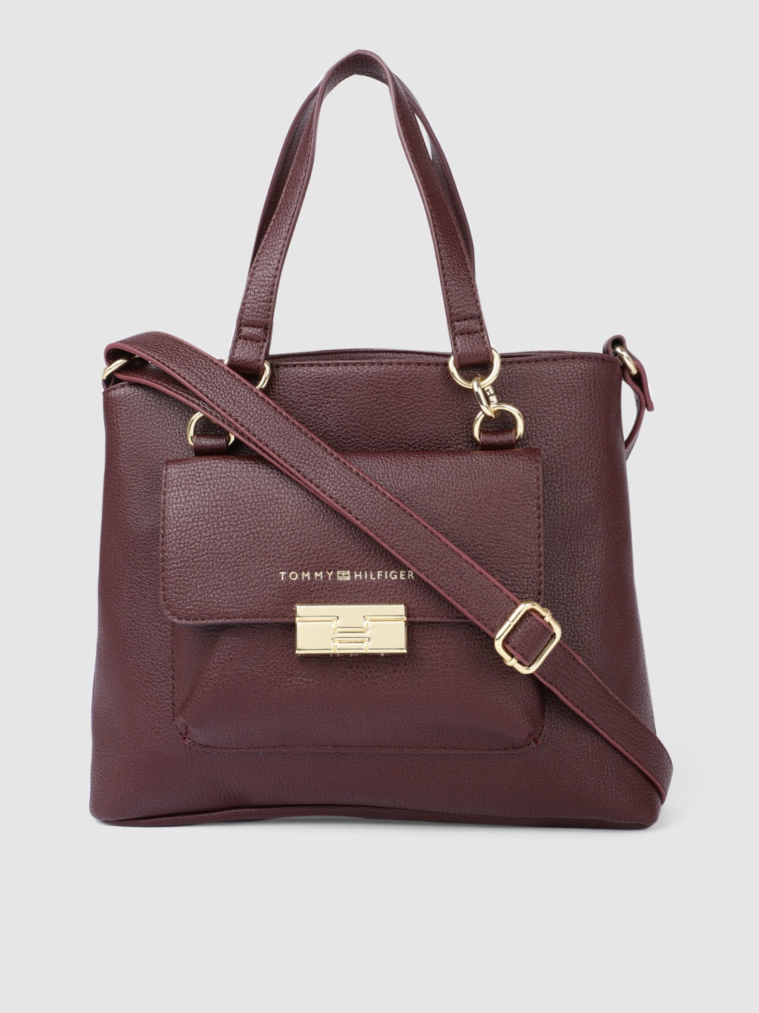 

Tommy Hilfiger Burgundy FRANCESCA II-SATCHEL Handheld Bag