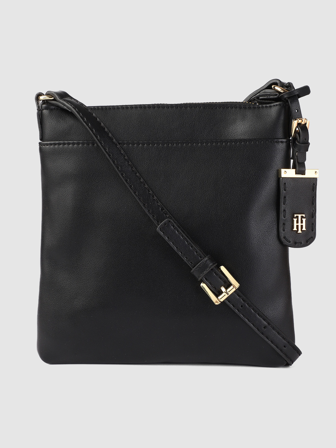 

Tommy Hilfiger Women Black Solid Sling Bag