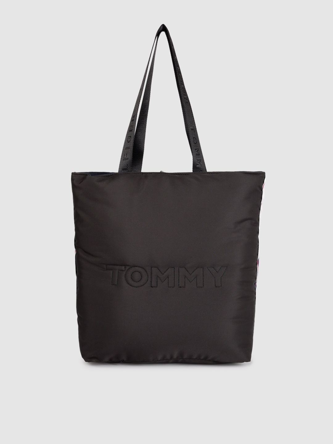 

Tommy Hilfiger Black Printed Shopper Tote Bag