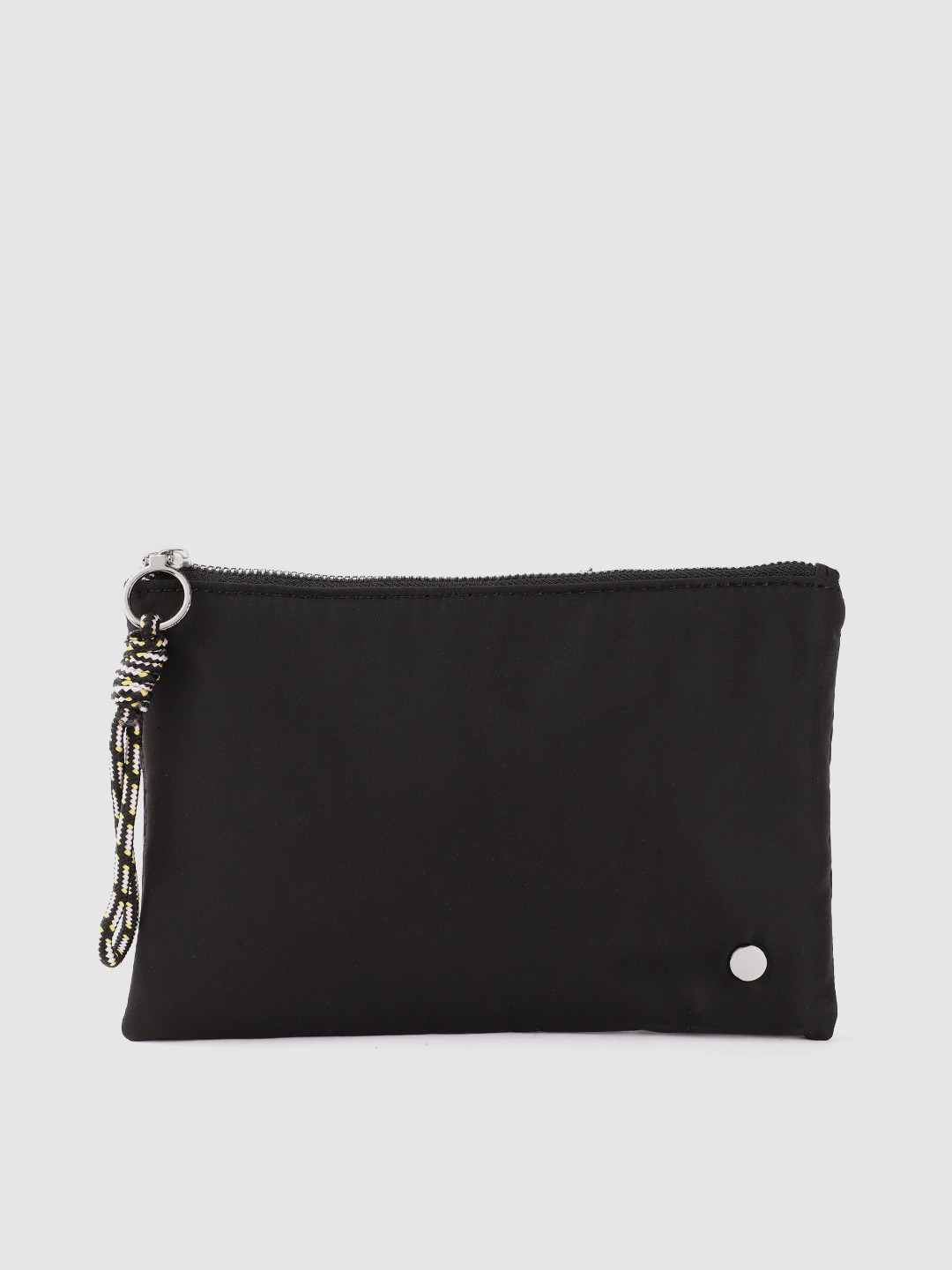 

MANGO Women Black Solid Cosmetic Pouch