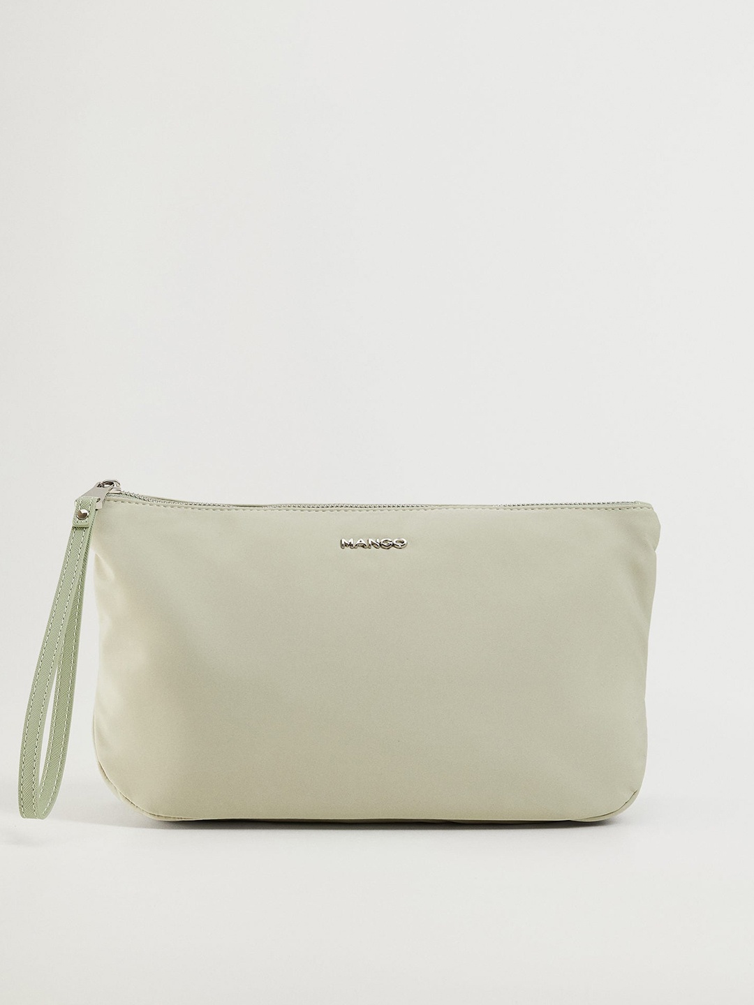

MANGO Women Green Solid Travel Pouch