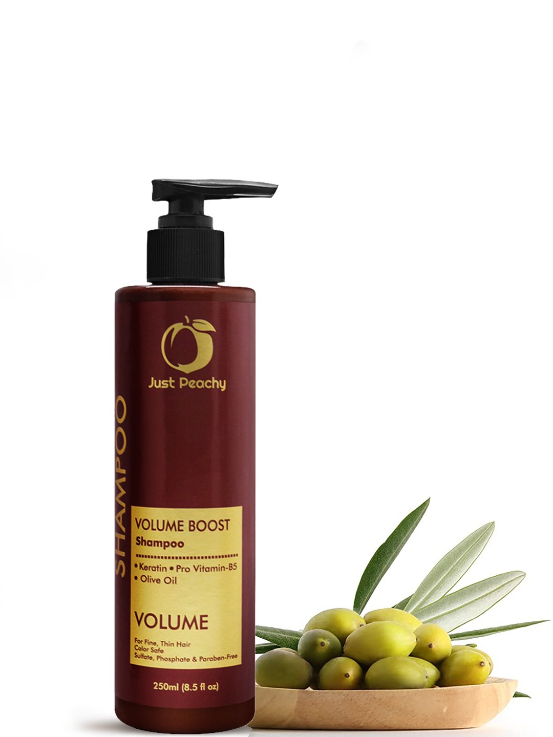 

Just Peachy Sulfate Free Shampoo And Conditioner 250ml, Transparent