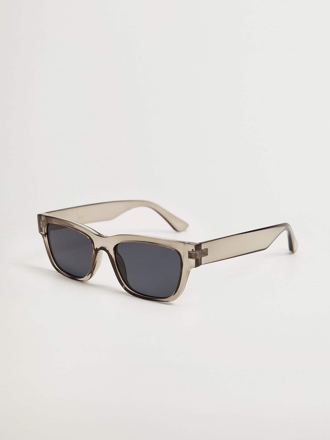 

MANGO Women Grey Lens Square Sunglasses with UV Protected Lens 17000180