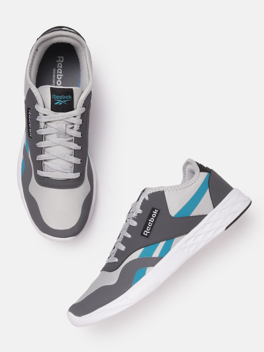 

Reebok Classic Men Colourblocked Sheen Runner Shoes, Grey
