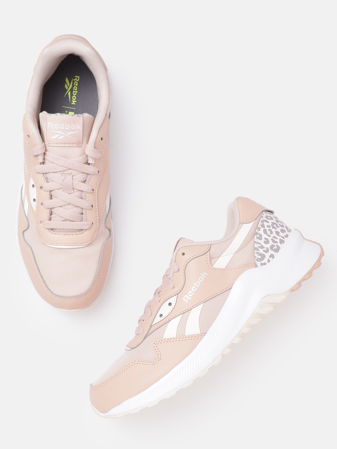 

Reebok Classic Women Peach-Coloured Solid Heritance Sneakers
