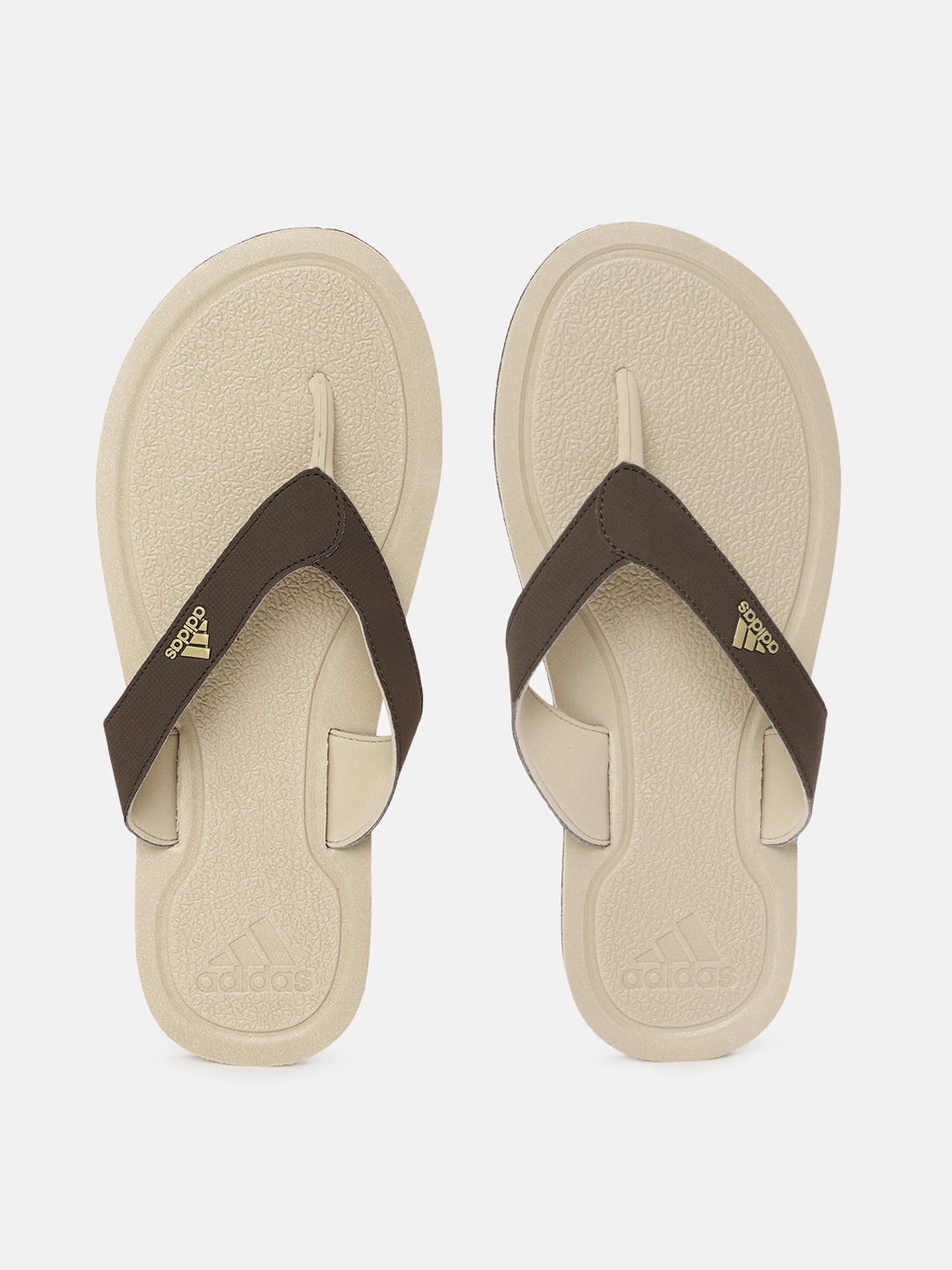

ADIDAS Men Coffee Brown & Beige Stabile Thong Flip-Flops