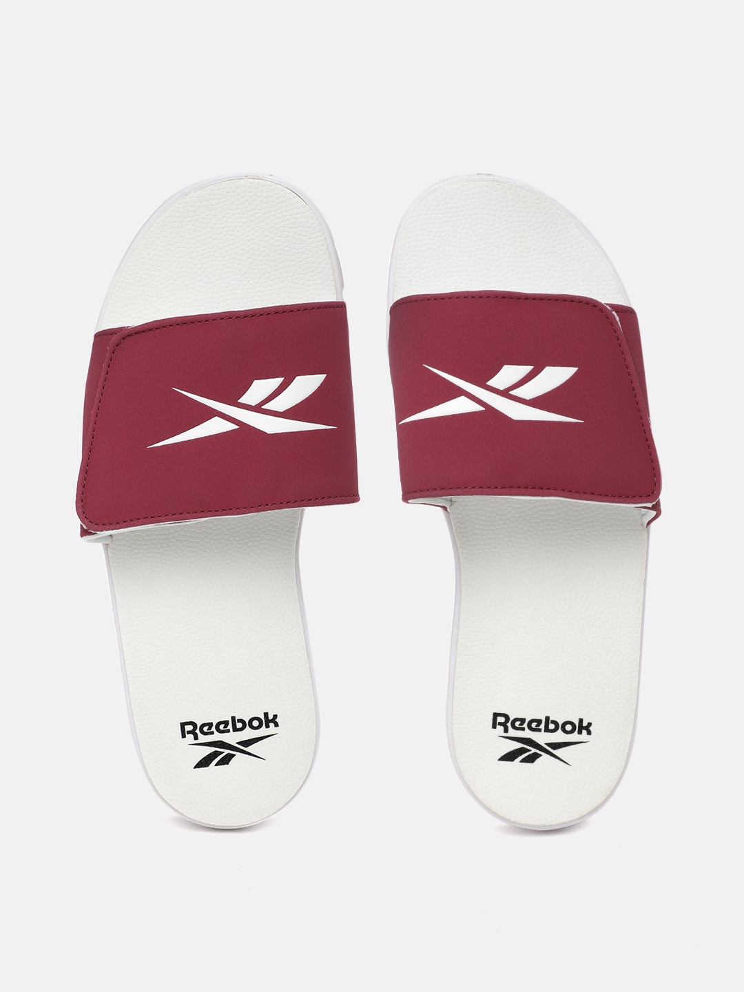 

Reebok Women Maroon Flex Printed Sliders