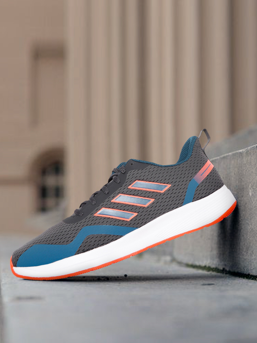 

ADIDAS Men Grey Woven Design Ampligy Running Shoes