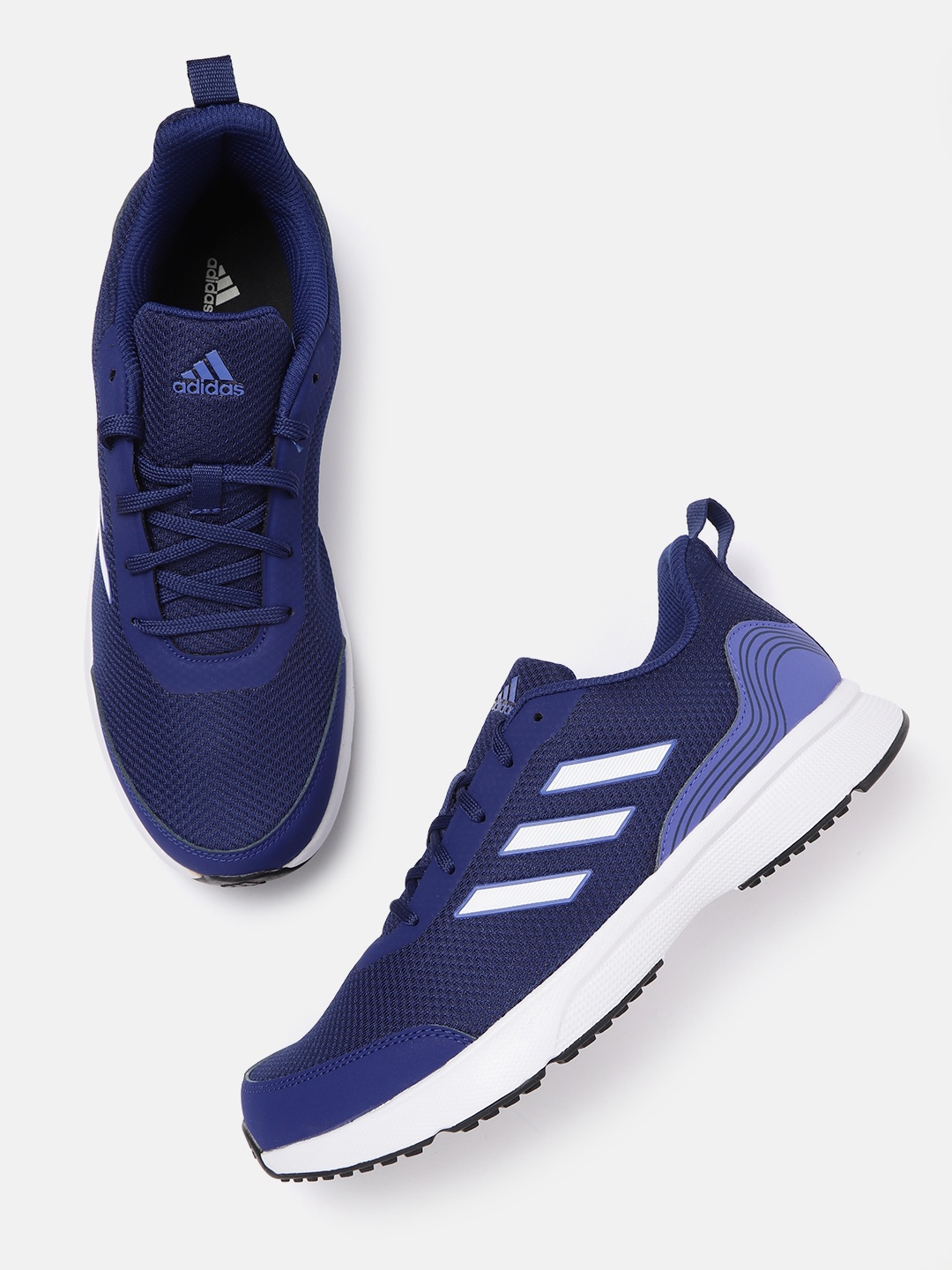 

ADIDAS Men Blue Woven Design Runmagica Running Shoes