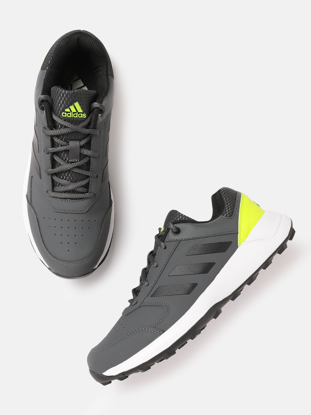 

ADIDAS Men Charcoal Grey Solid Wind Chaser Trekking Shoes
