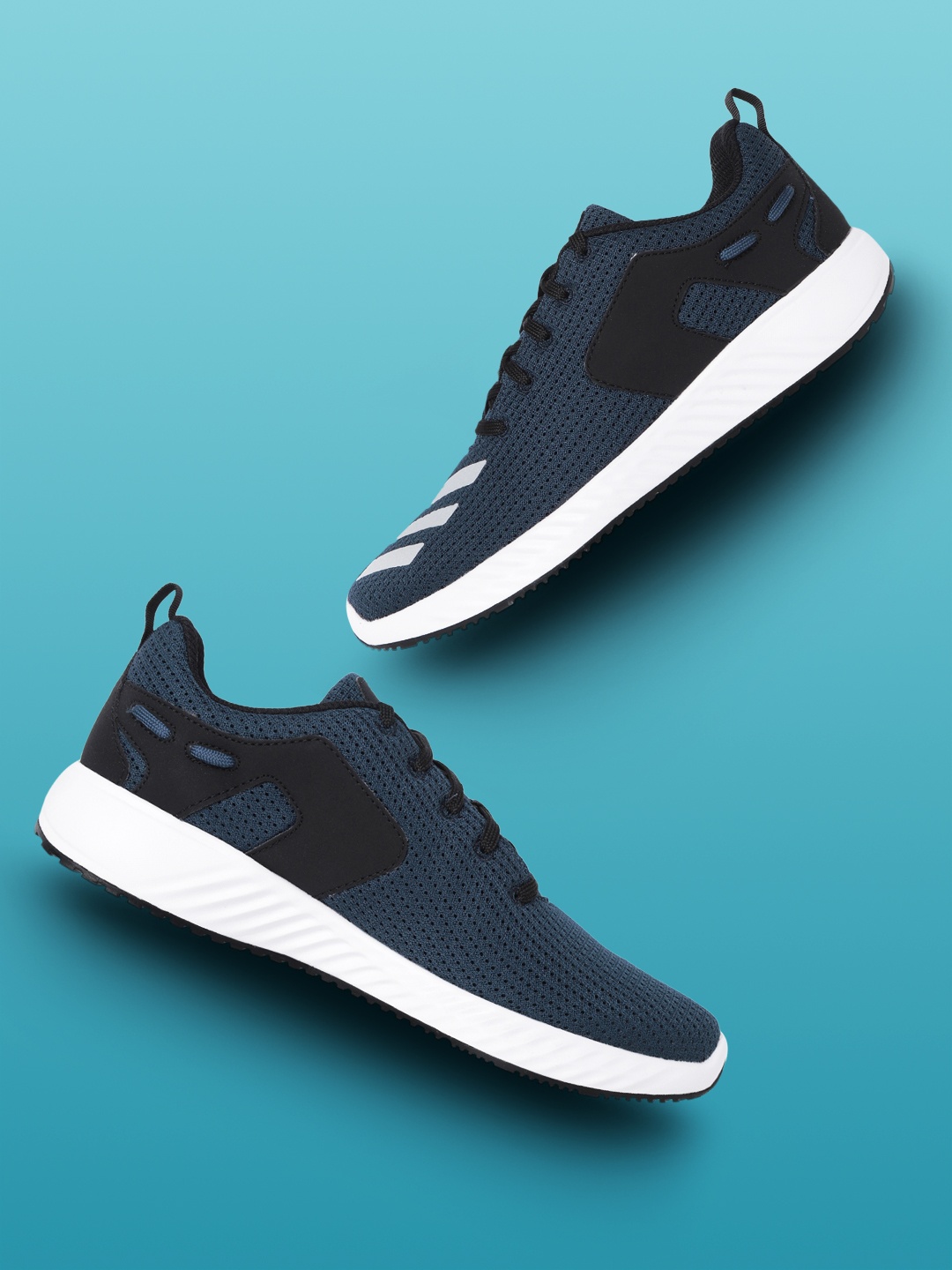 

ADIDAS Men Navy Blue Consoto Woven Design Running Shoes