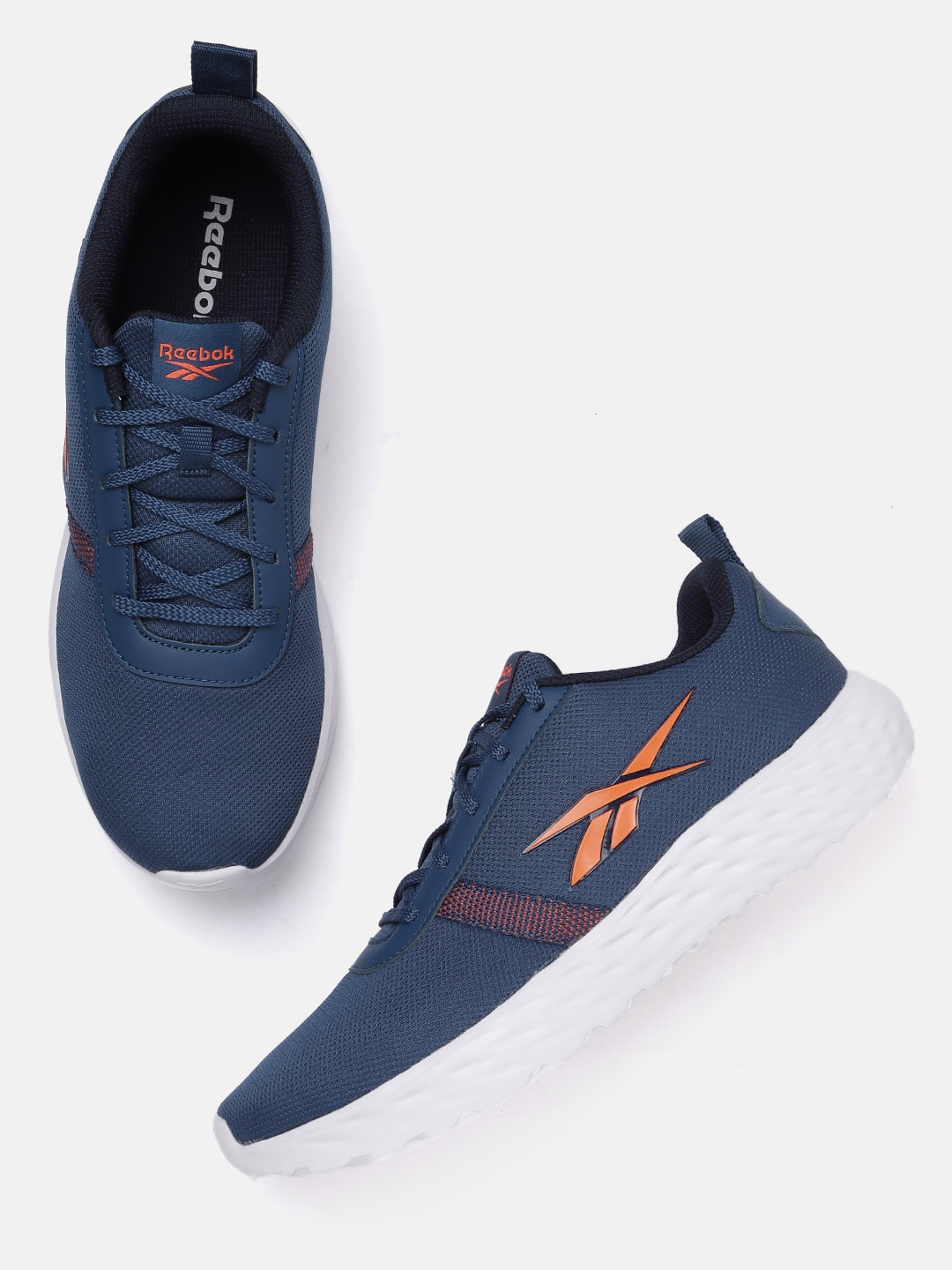 

Reebok Men Navy Blue Energy Runner 2.0 Shoes