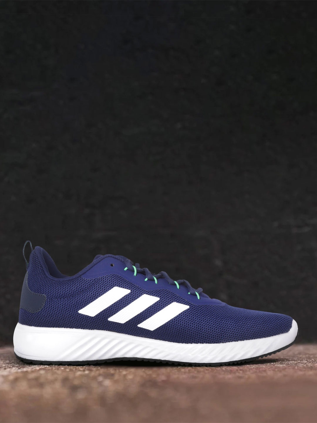 

ADIDAS Men Blue Woven Design Quickflow Running Shoes