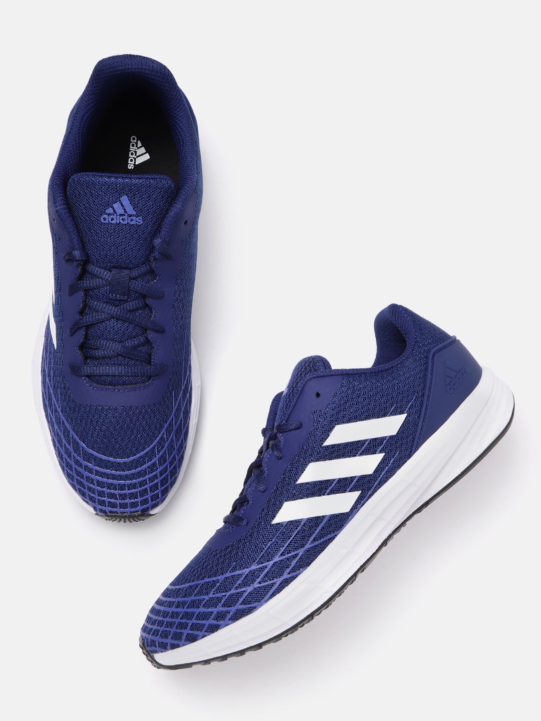 

ADIDAS Men Blue Woven Design Fraizer Running Shoes